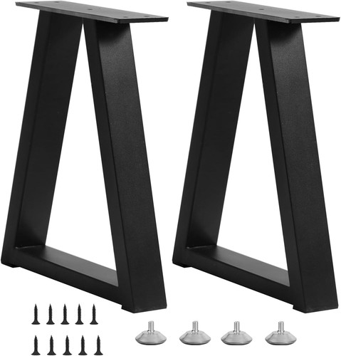 Trapezoid metal bench legs - trapezoid,