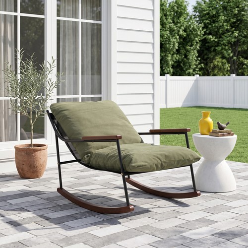 Corduroy rocking chair - corduroy, padded