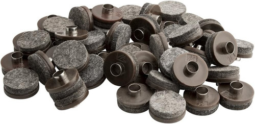 Round nail on felt - 1",